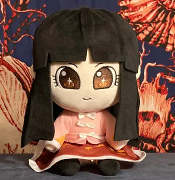 Mini Kaguya plush doll, front view, fan-made 20 cm Touhou plush